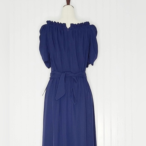 Gal Meets Glam 💙 Navy 🖤 Sydney Casual Maxi Dress size 6 - Picture 5 of 6